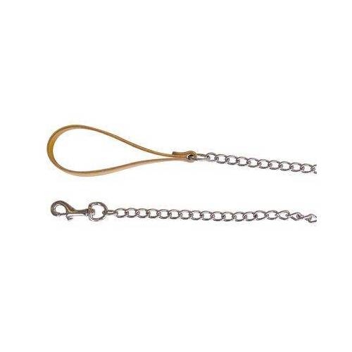 2,0 x LAISSE EN CUIR NATUREL + CHAÎNE