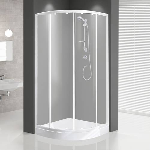 CABINE DE DOUCHE SEMI-CIRCULAIRE TRIS...