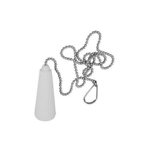 MANIGLIA BIANCA CON CATENELLA 70 CM