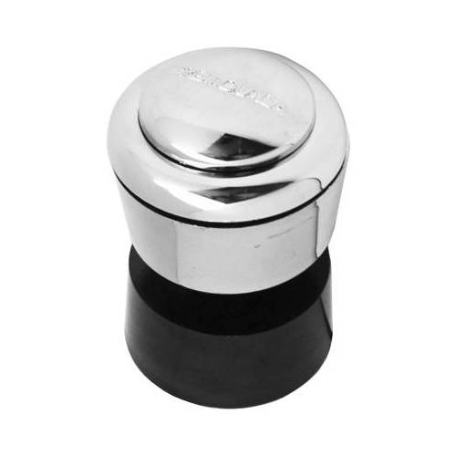 BOUTON EN PLASTIQUE CHROMÉ