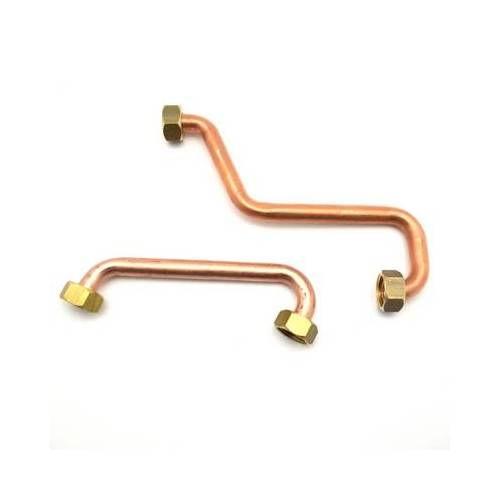 2 PIÈCES DE TUYAUX EN CUIVRE AVEC...