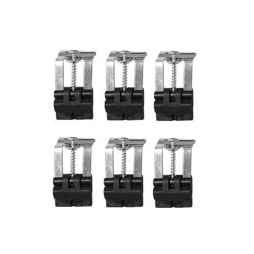 6 PIÈCES CROCHETS POUR FIXATION ÉVIER...