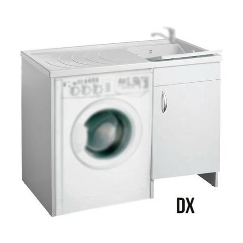 MEUBLE EN BOIS AVEC ÉVIER + COUVERCLE...