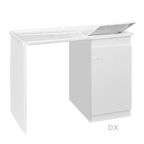 MEUBLE LAVABO + COUVERCLE DE...