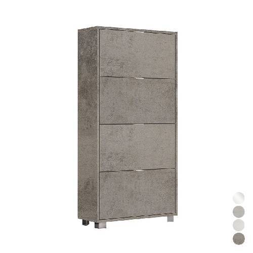 ÉTAGÈRE À CHAUSSURES AVEC 4 ABATTANTS...