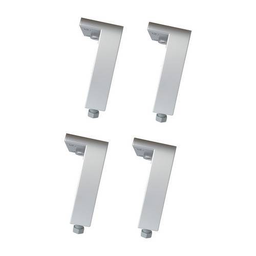 4 PZ PIEDINI REGOLABILI ANODIZZATI...