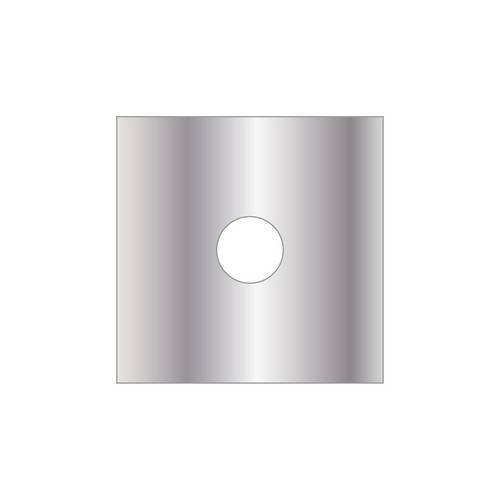 ROSETTE INOX CARRÉE 80X80 RUBAN...