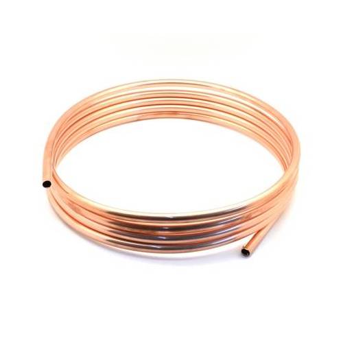 ROTOLO TUBO IN RAME GREZZO DA MT. 5...