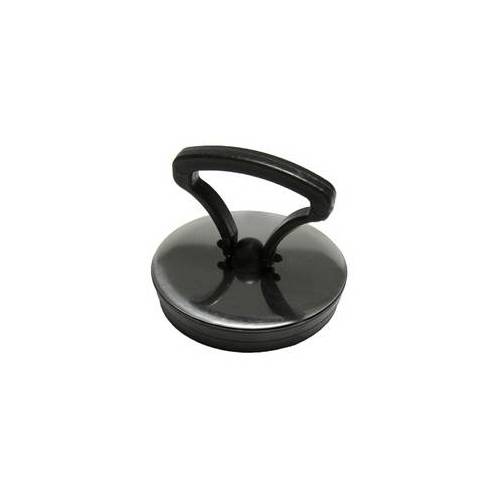 TAPPO GOMMA NERA CON MANIGLIA E...