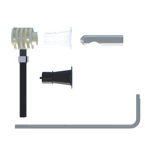 FIXATION CACHÉE POUR WC BIDET...