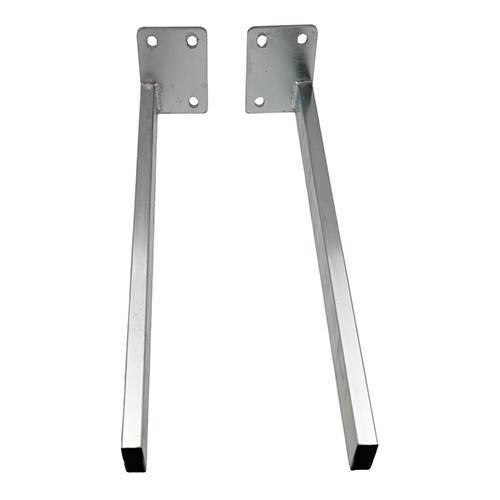 PAIRE DE SUPPORTS EN ACIER POUR...