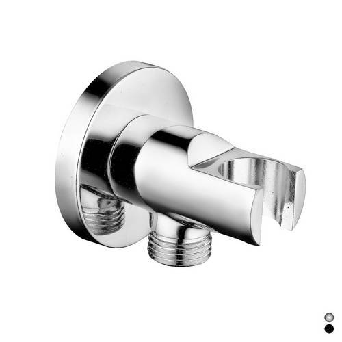 PRESA ACQUA TONDA CON SUPPORTO DOCCIA...