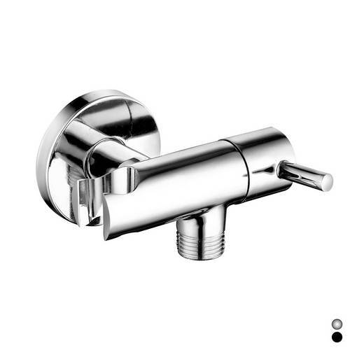 PRESA ACQUA TONDA CON SUPPORTO DOCCIA...