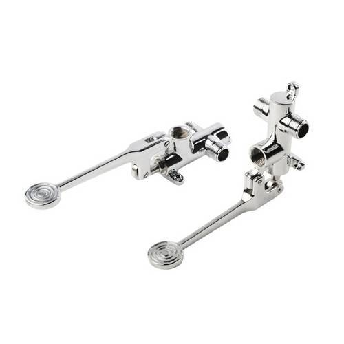 MÉLANGEUR À PÉDALE MUR-SOL Dimensions...