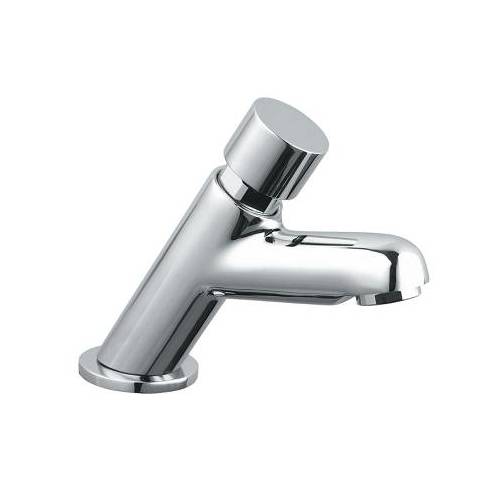 RUBINETTO COLLO CIGNO A PULSANTE CON...