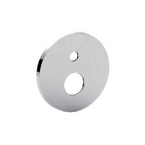 PLAQUE RONDE ABS 2 TROUS AVEC OR...