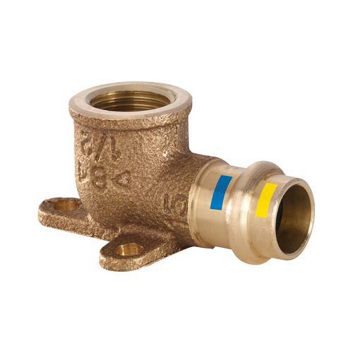 COUDE 90° F FIL.F AVEC BRIDE À 3...