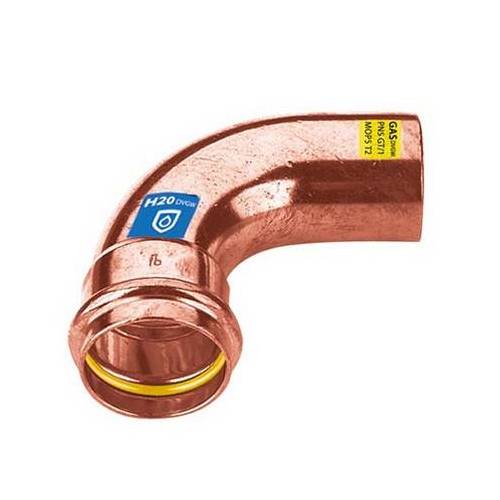 COUDES EN CUIVRE À PRESSER  90° MF...