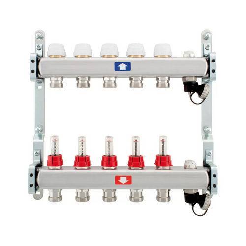 COLLECTEUR PRÉMONTÉ AVEC DÉBITMÈTRES,...