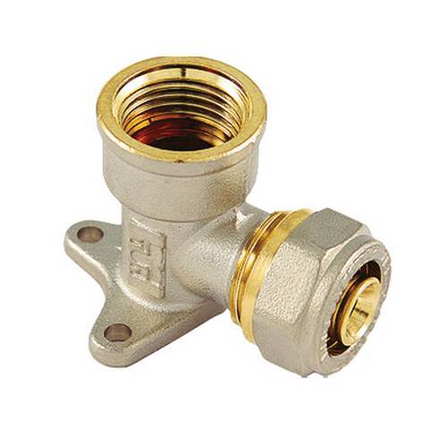 RACCORD COURBÉ FEMELLE AVEC BRIDE...