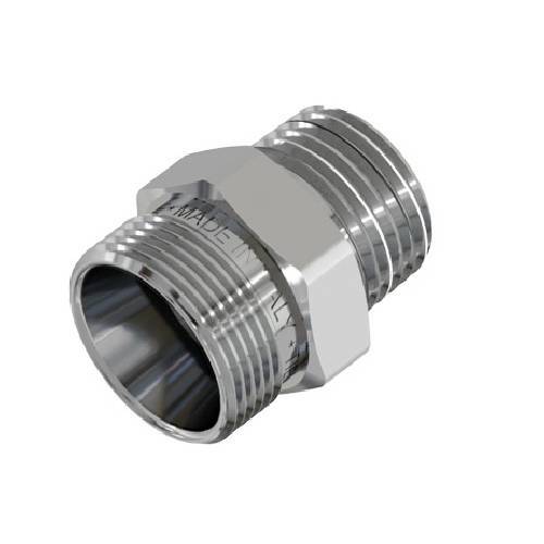 RACCORD DROIT MÂLE CHROMÉ Dimensions...