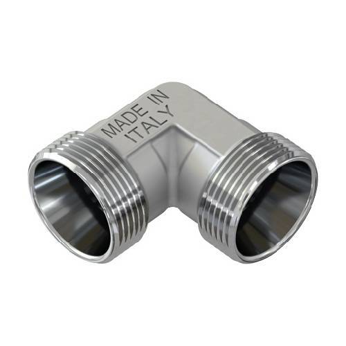 RACCORD COURBÉ DOUBLE CHROMÉ...