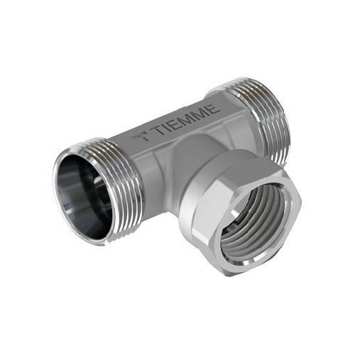 RACCORDO A T MASCHIO FEMMINA CROMATO...