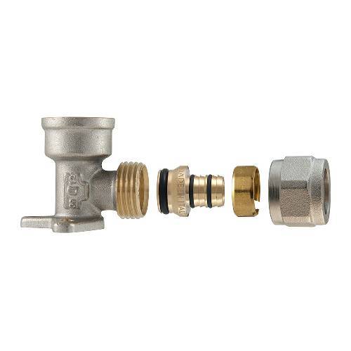 RACCORD COUDE FEMELLE À BRIDE À...