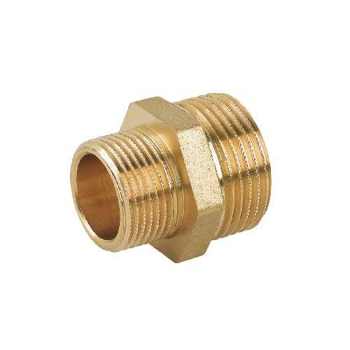 NIPPLE DOPPIO RIDOTTO MM IN OTTONE...