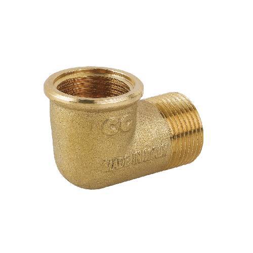 COUDE MF EN LAITON JAUNE Taille : 3/8"