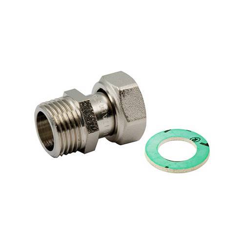 RACCORD DROIT NI M-F AVEC RONDELLE ET...