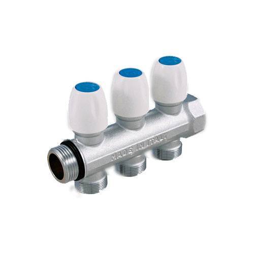 COLLETTORE CON RUBINETTO D'ARRESTO...