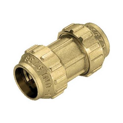 RACCORDO DIRITTO DOPPIO IN OTTONE...