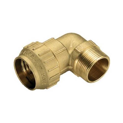 RACCORD COURBÉ MÂLE EN LAITON TIEMME...