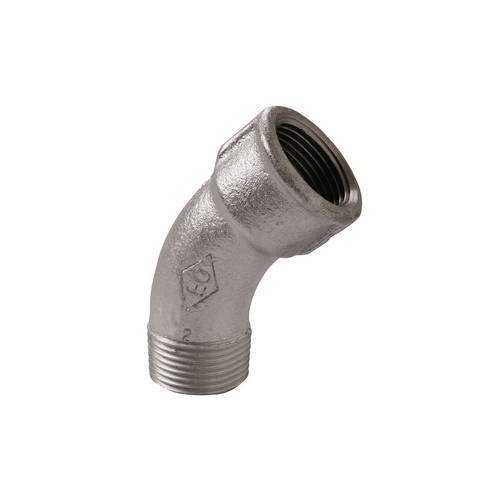 CURVA LUNGA MF 45° ZINCATA Misura: 2"