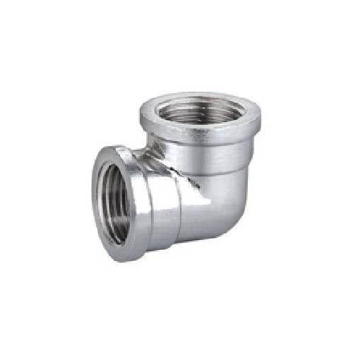 10 x GOMITO A 90° FF IN OTTONE CROMO...