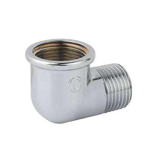 10 x COUDE MF EN LAITON CHROMÉ Taille...