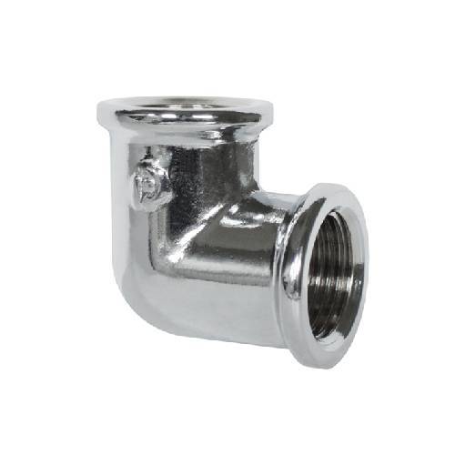 COUDE 90° FF LAITON CHROMÉ Dimension...