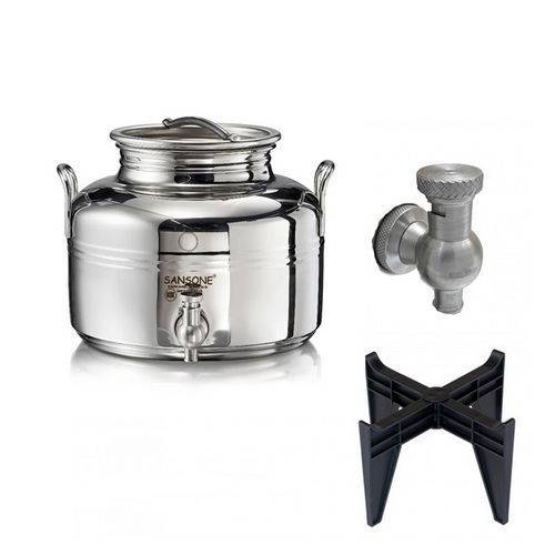BIDONCINO IN ACCIAIO INOX SANSONE PER...