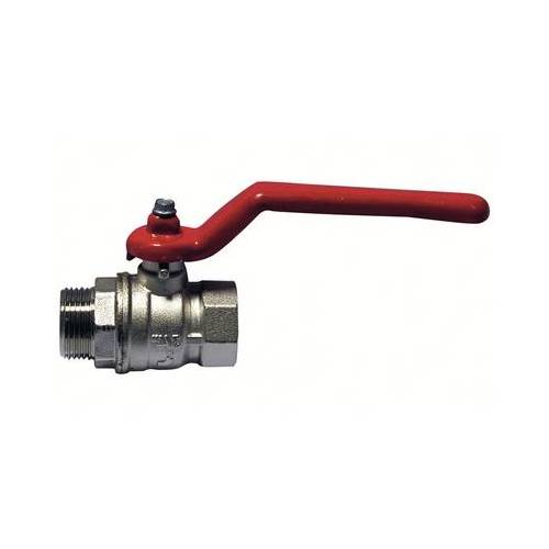 VANNE À BILLE MF AVEC LEVIER ROUGE...