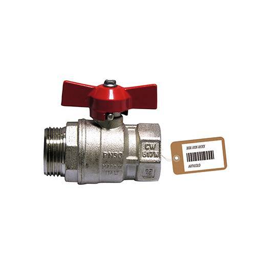 VALVOLA A SFERA MF CON FARFALLA...