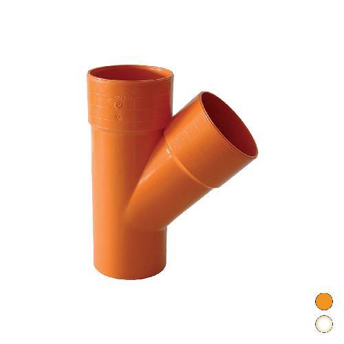 DERIVAZIONE  45° IN PVC Misura: Diam. 32