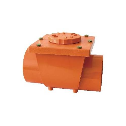 VALVOLA ANTIRIFLUSSO IN PVC ARANCIO...