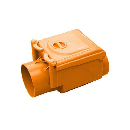 VALVOLA ANTIRIFLUSSO IN PVC ARANCIO...