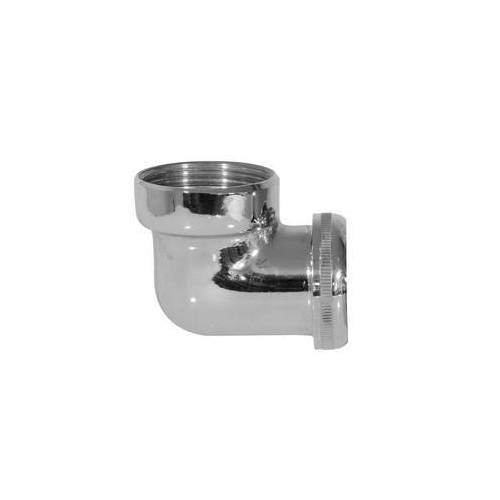 RACCORDO 90° CROMATO Misura: 1"1/4 x 32