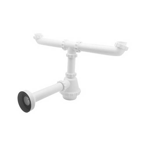 SIPHON PVC 2 VOIES S / BONDE POUR...