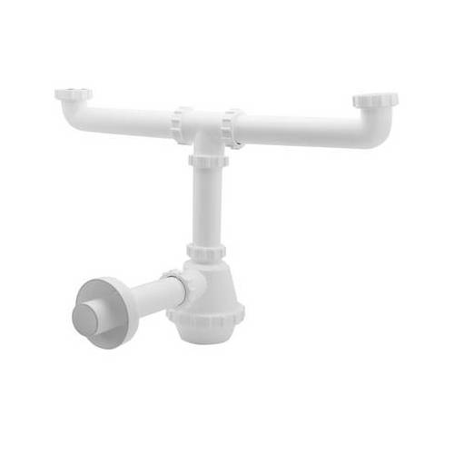 SIFONE PVC 2 VIE S / PILETTA Misura:...