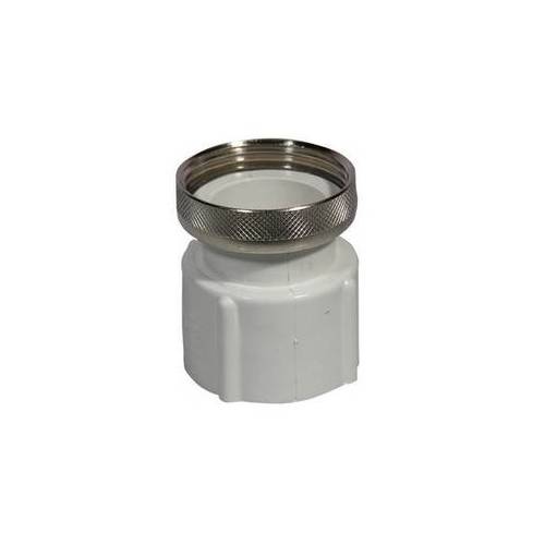 RACCORDO ABS BIANCO CON GHIERA IN...