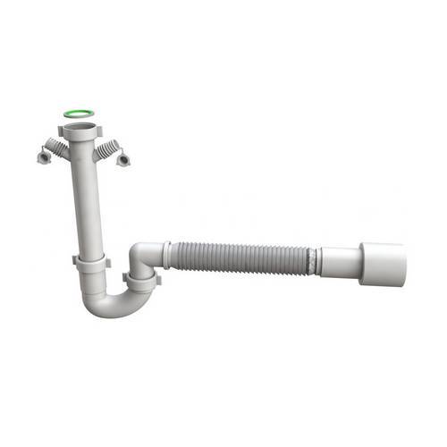SIFONE FLESSIBILE PER LAVELLO CUCINA...
