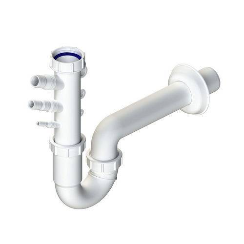 SIPHON POUR ÉVIER EN U AVEC RACCORD...